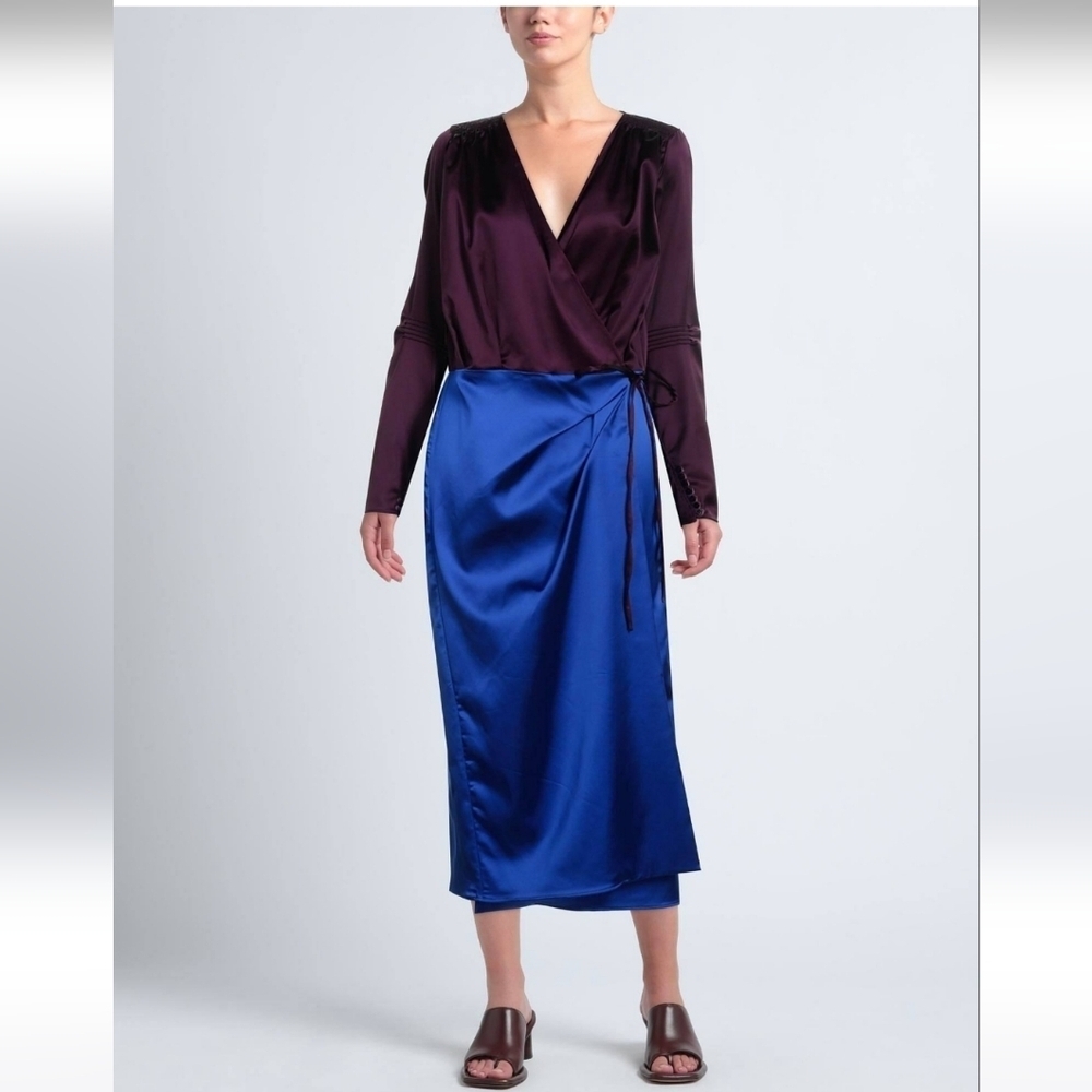 Attico color block dress size 8(IT44) BNWT